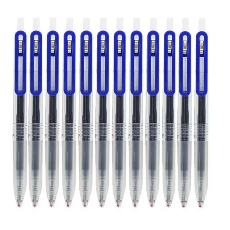 Muji Stationery Gel Pen - Bolígrafos de Gel de 1/3 unids/set