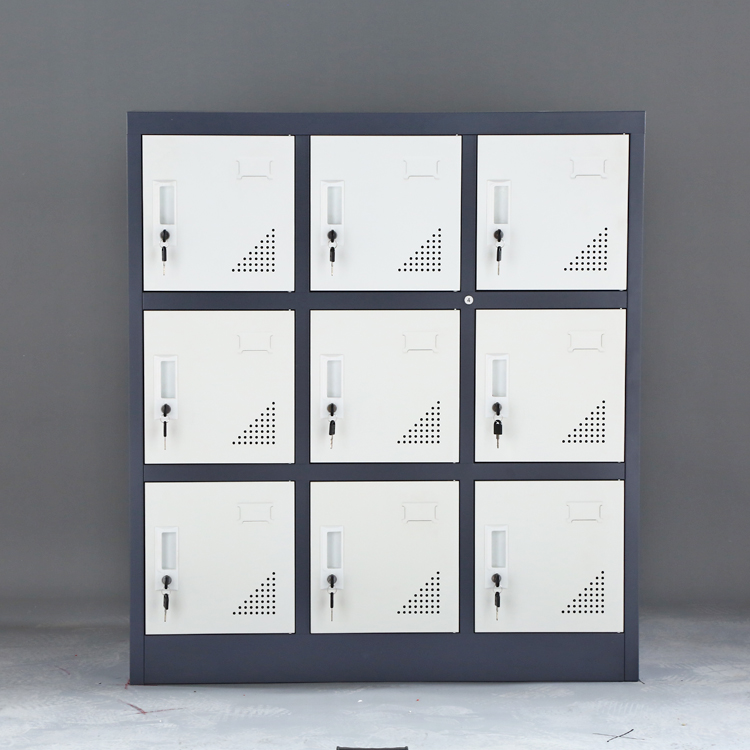 Office Storage Cabinet - Armario Metálico de 9 Puertas para