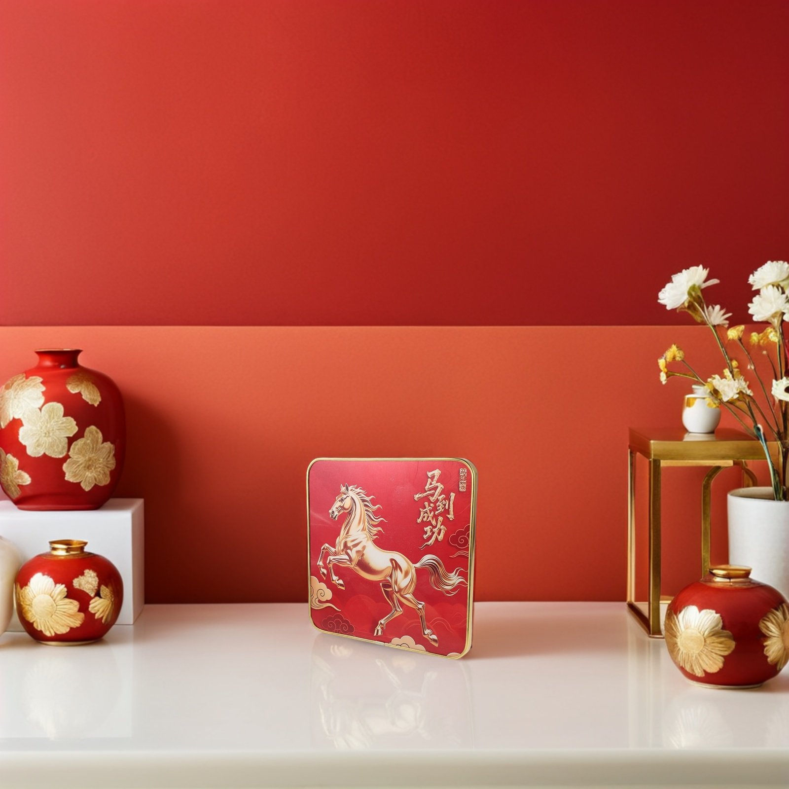 Office Furniture Home - Placa Decorativa con Marco para el