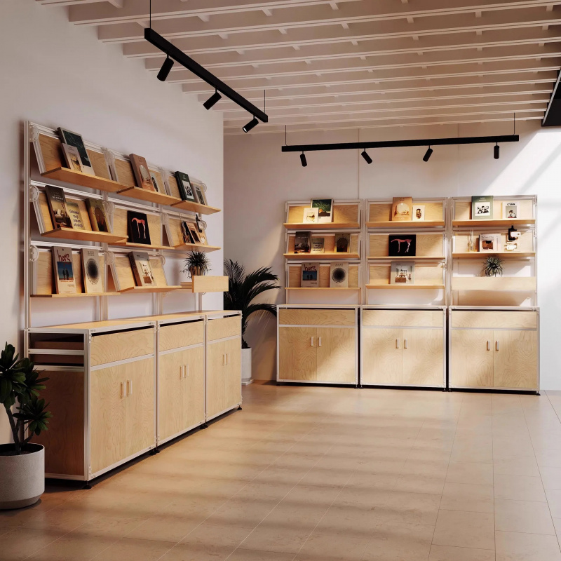 Office Furniture Home - Muebles para Cafetería, Estante de Exhibición