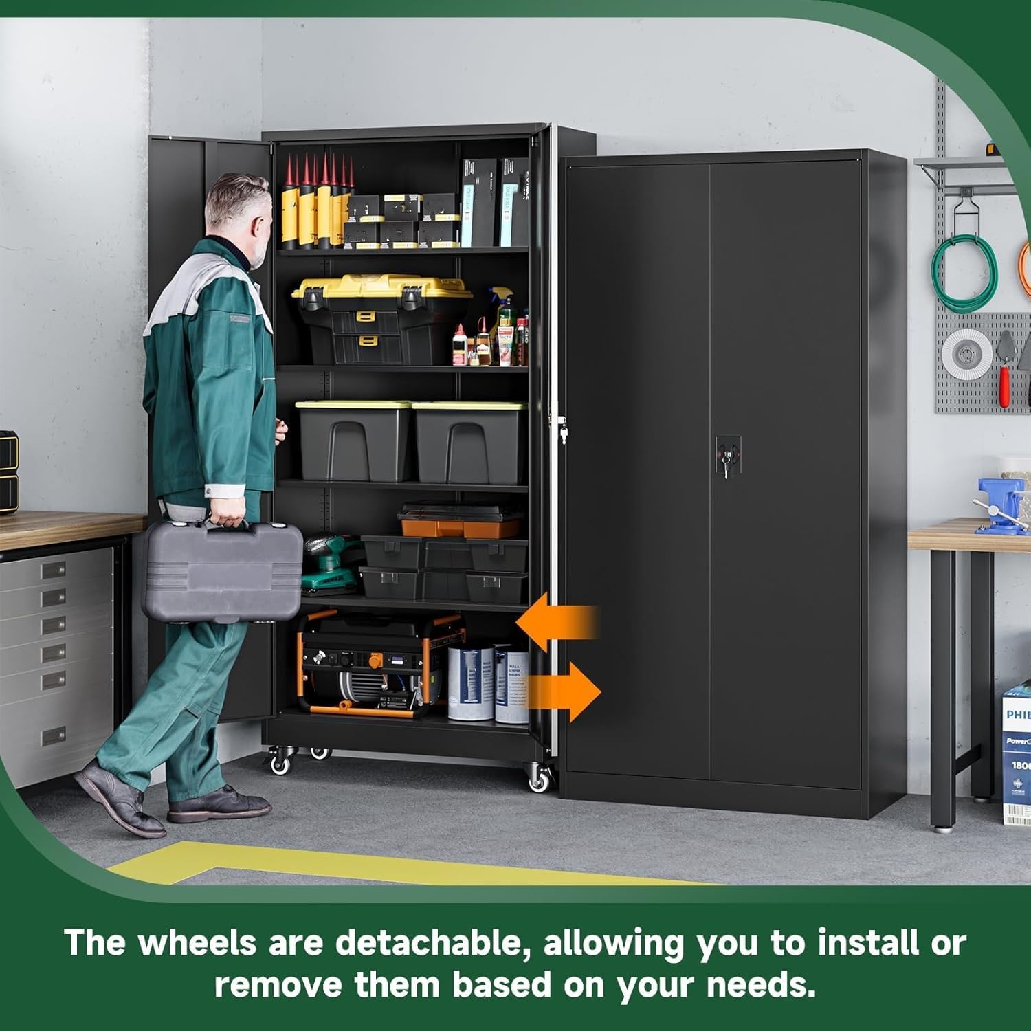 Gabinete de Almacenamiento Met - Office Storage Cabinet reseña y precio
