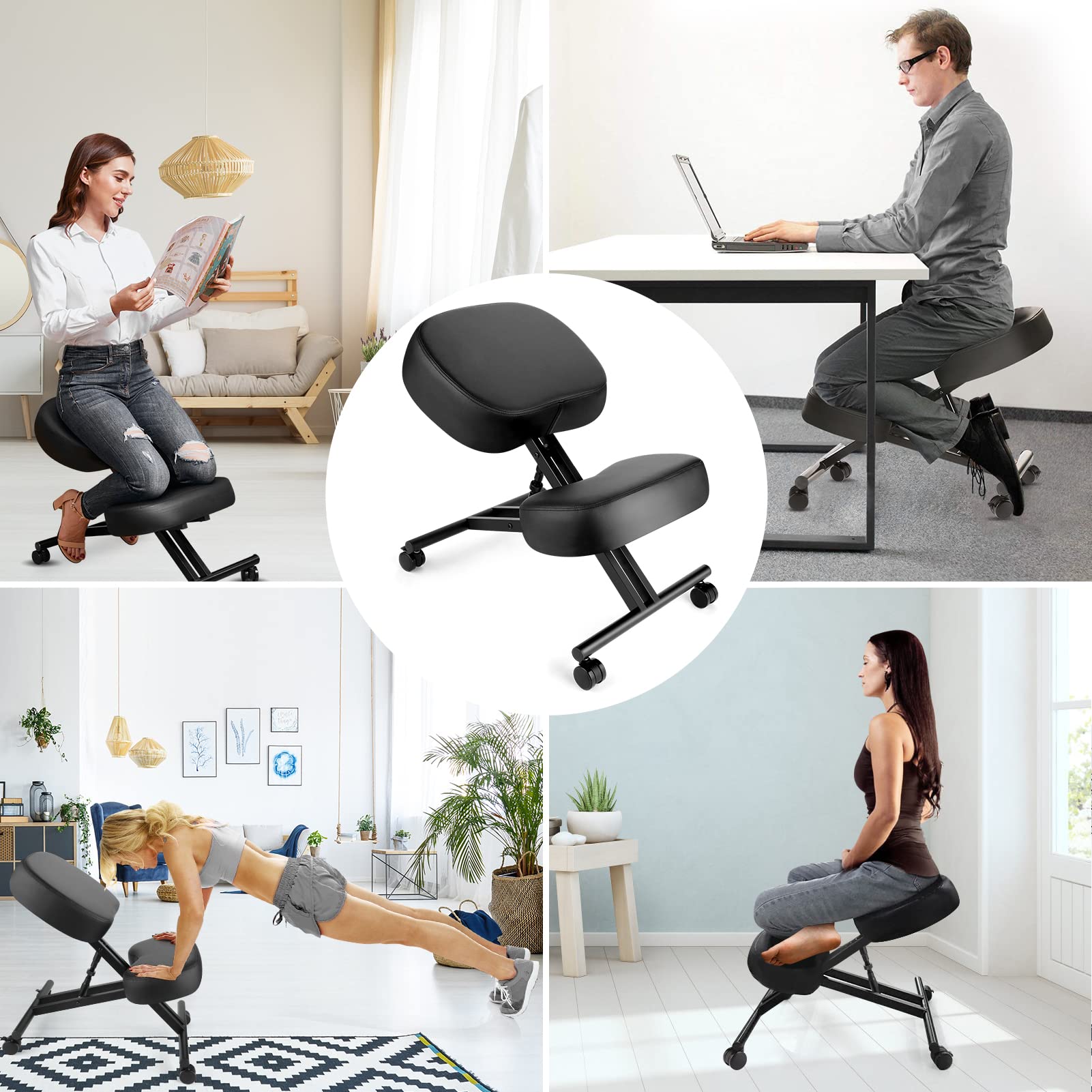 Silla Ergonómica para Arrodill - Office Furniture Home reseña y precio