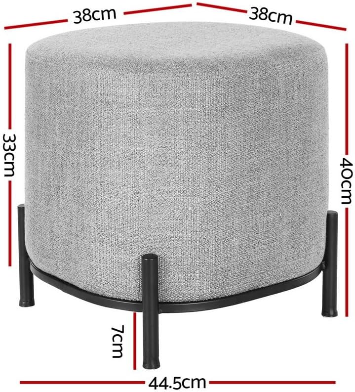 **/Ottoman, Reposapiés redondo - Office Furniture Home reseña y precio