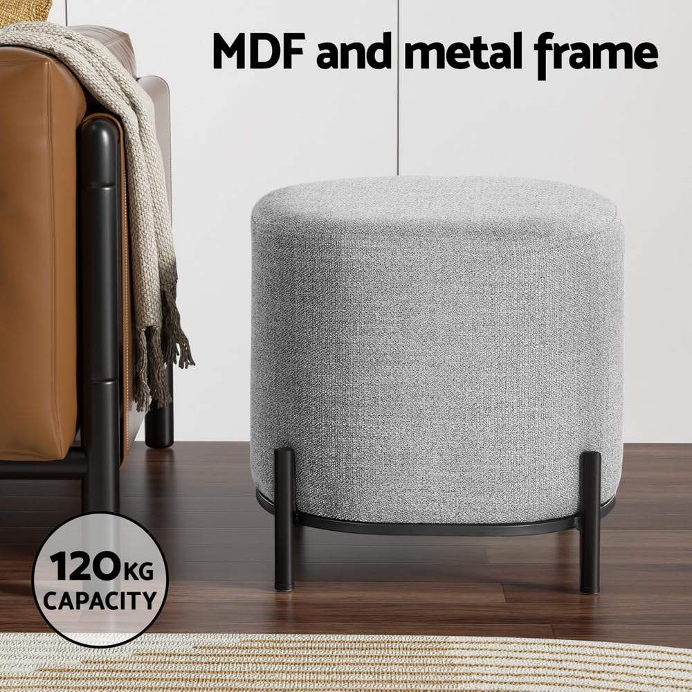 **/Ottoman, Reposapiés redondo - Office Furniture Home reseña y precio