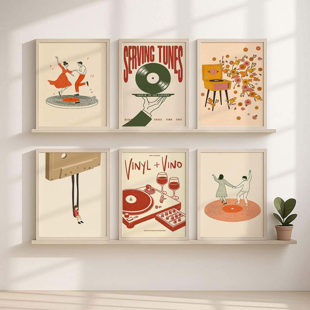 Póster de Lona Vintage con Dis - Office Furniture And Design reseña y precio