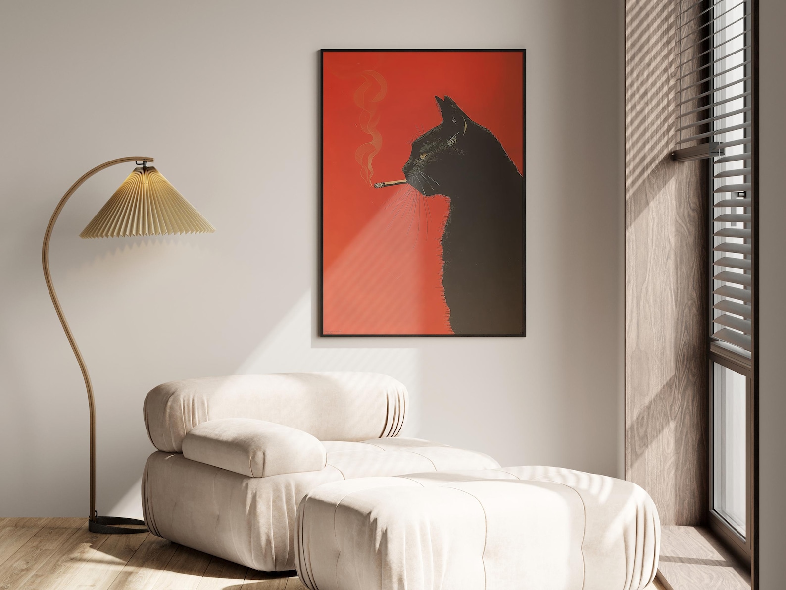 Impresión en lienzo de gato ne - Office Furniture And Design reseña y precio