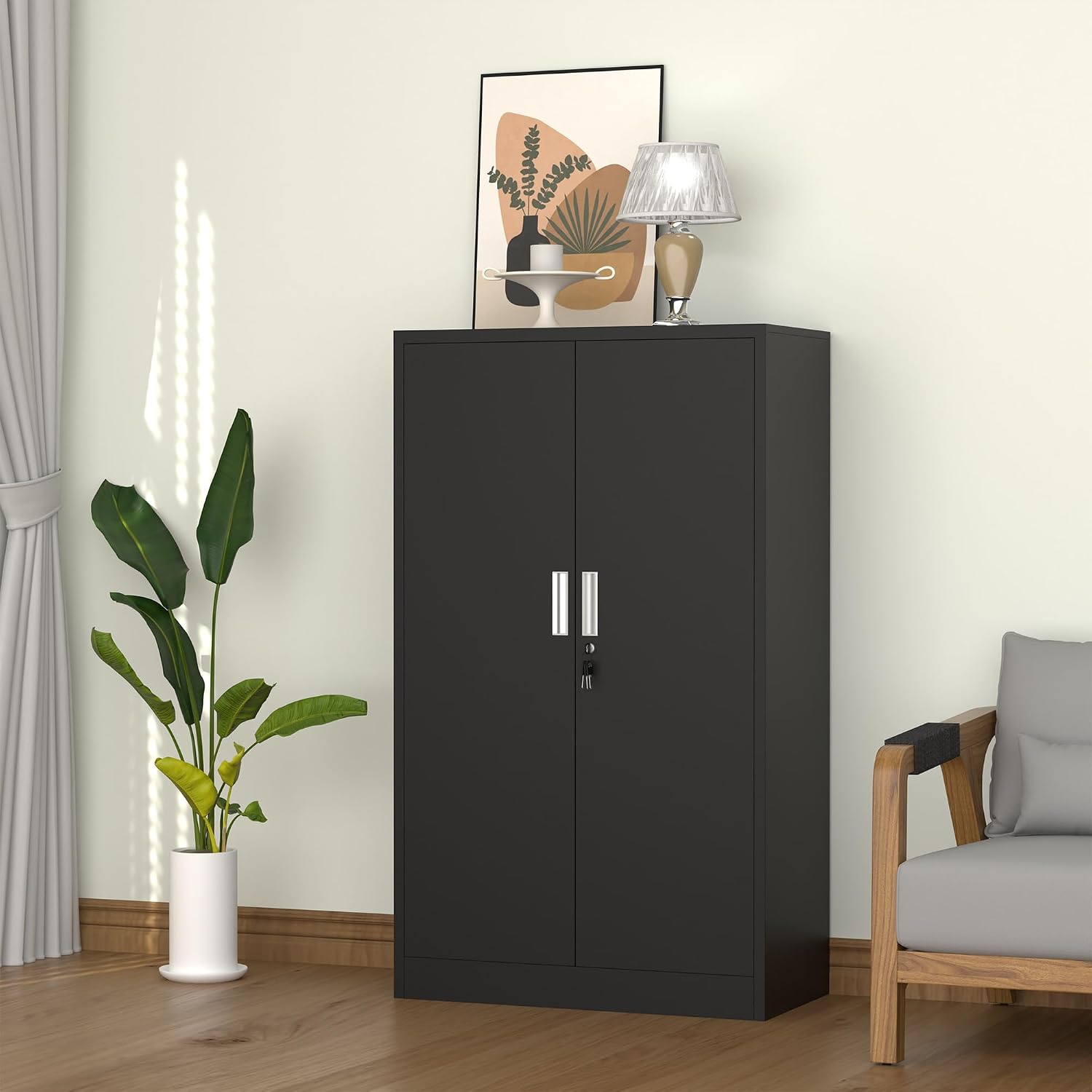 Armario de Almacenamiento Metá - Office Storage Cabinet reseña y precio
